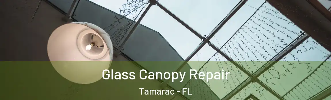 Glass Canopy Repair Tamarac - FL