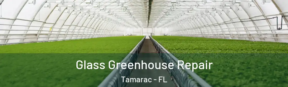 Glass Greenhouse Repair Tamarac - FL