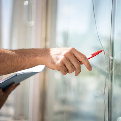 broken glass repair in Tamarac, FL
